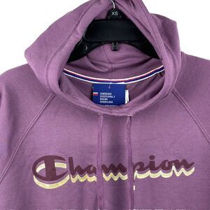 NWT Champion Hoodie Womens 1X Purple Pullover Sweatshirt Power Blend new hood